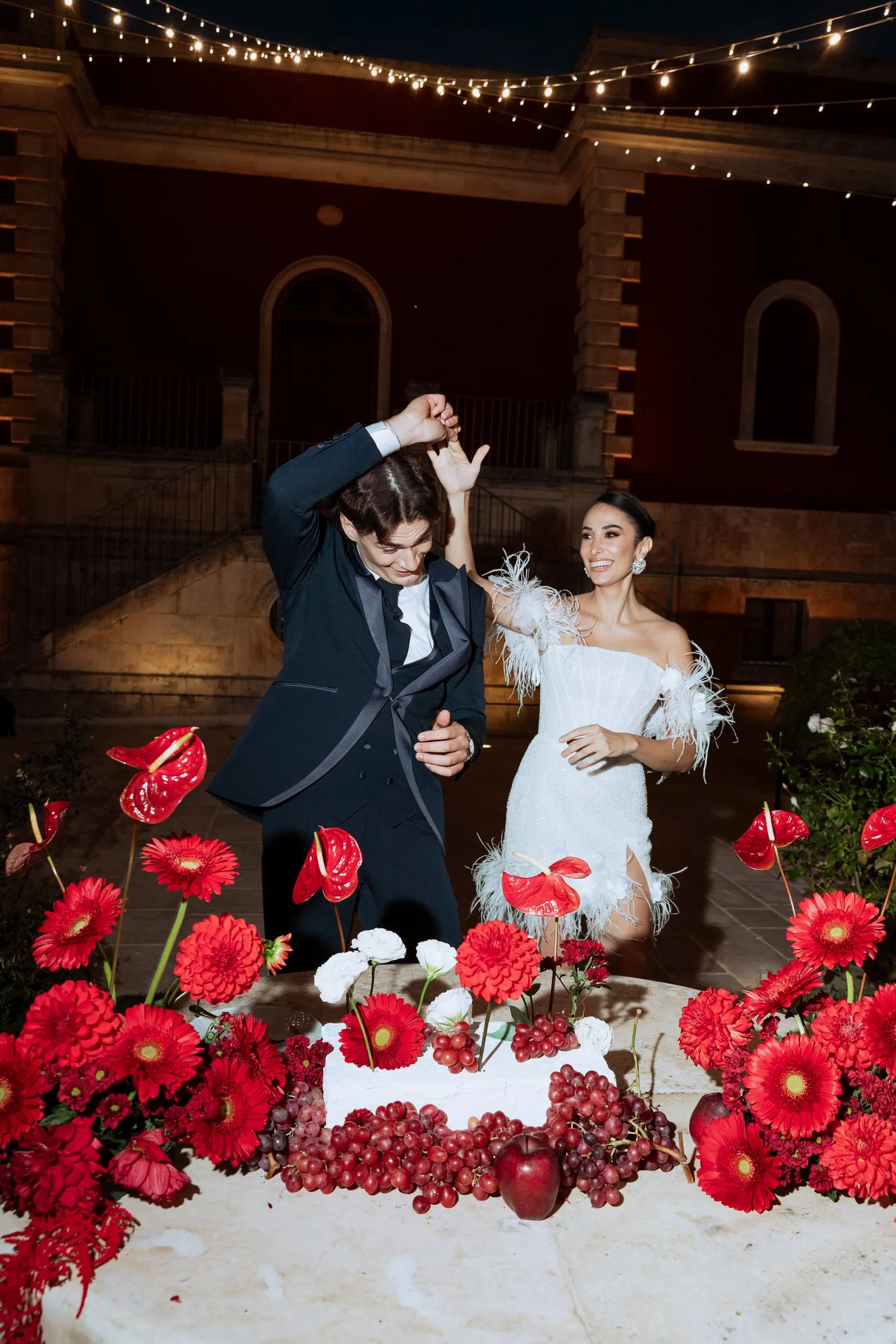 Silvia i Marco, Tort i taniec do nocy