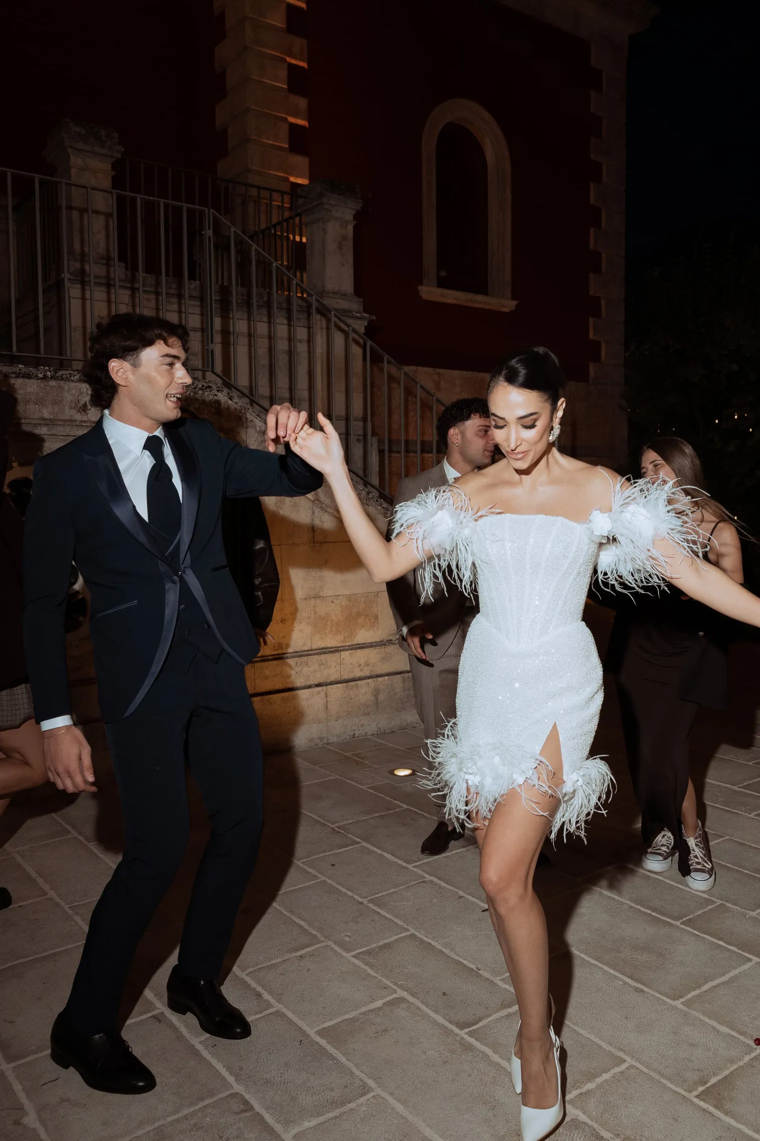 Silvia i Marco, Tort i taniec do nocy