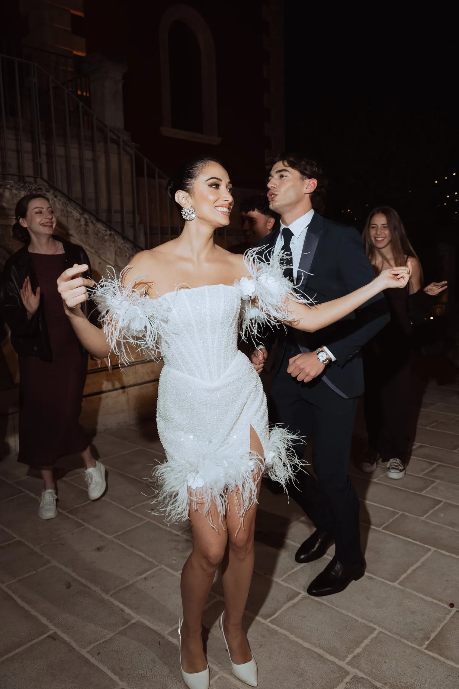 Silvia i Marco, Tort i taniec do nocy